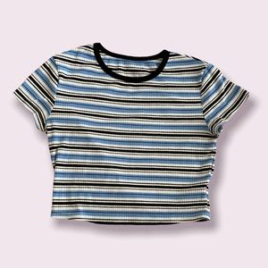 Blue Strip Baby Tee